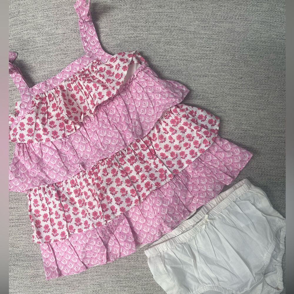 Baby Gap Layered Ruffle dress size 3-6
